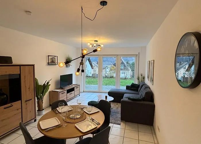 Apartamento Moselzeit - Moderne Mit Terrasse Und Burgblick *